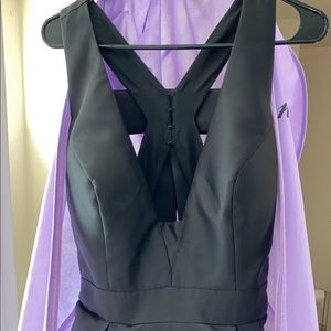 ALL BLACK BALLGOWN PROM DRESS